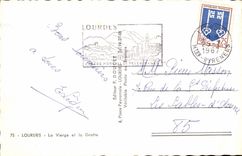 Lourdes CPA the virgin and the cave