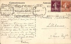 Aix les Bains CPA View and the lake of Le Bourget