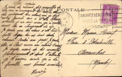 Paris CPA the Eiffel Tower