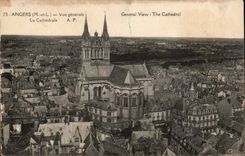 Angers CPA View the cathedral