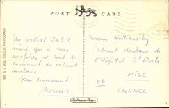 The United Kingdom MODERN CARD Queen' S college president' S lodge Cambridge