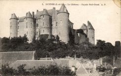 Luynes CPA die Schloss westliche sudliche Front