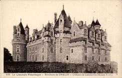 The Limousin CPA Surroundings of Chalus Castle of Lambertie (Western Southern frontage)