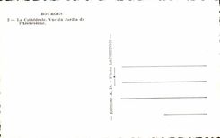 Bourges CPA the cathedral Seen of the garden of the archbishop's palace