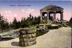 Vogesen CPA Donon put Tempel