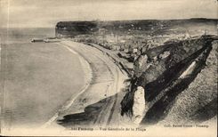 Fecamp CPA Ansicht des Strandes