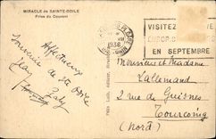 CPA Miracle of Saint Odile Plank of the convent