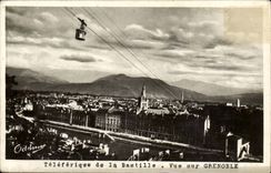 CPA Teleferic of the Bastille Seen on Grenoble