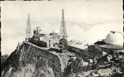 Die Spitze Pyrenees-CPA des Sudens von Bigorre das Observatorium