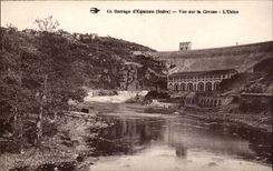 Eguzon CPA stauen das auf Hohle die Fabrik gesehen wird