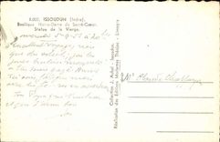 issoudun CPA Basilica Our Lady of the Sacring Heart Statue of the virgin