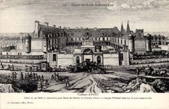Castle of Anet CPA Henri II in 1552 made constuire for Diane of Poitiers the castle of Anet
