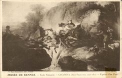 Museum Schule Casanova Rennes-CPA des franzosischen (Jean François) Abbruchs einer Brucke