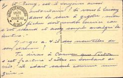 CPA High Koenigsbourg Court of the guards