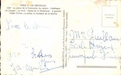 Paris CPA the place of the Harmony