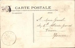 Paris CPA Places and Fountain Daumesnil (lions)