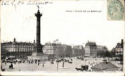 Paris CPA Places Bastille