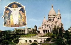 Paris CPA Basilique du Sacre Coeur de Montmartre 