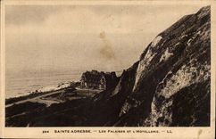 Sainte Adresse CPA Les falaises et l'hotellerie