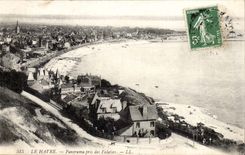 Le Havre CPA Panorama pris des Falaises
