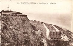 Sainte Adresse CPA La falaise et l'hotellerie