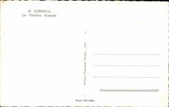 Morocco Djemila CPA the Roman theater