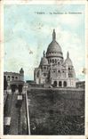 Paris CPA La basilique de Montmartre