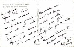 Surroundings of Lechere les Bains MODERN CARD Valley of Morel Bellecombe Saint Ouen and Doucy