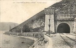 CPA Ligne of Aix les Bains has Culoz Tunnel of Brison