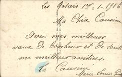 CPA Fantasy Bugle of victory Woman Happy New Year