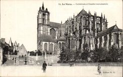 CPA Mans Cathedral and monumental staircase