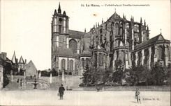 CPA Mans Cathedral and monumental staircase