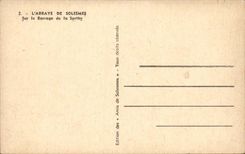 Solesmes CPA Abbey On the stopping of the Sarthe