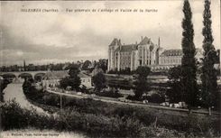 Solesmes CPA View of the abbey and valley of the Sarthe