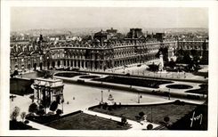 Paris-MODERNE KARTE Ansicht uber den Ort des Karussells