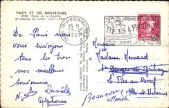 Paris CPA Places Bastille and column of July (1831 1840)