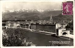 Grenoble - View and the Chain of Belledonne CPA