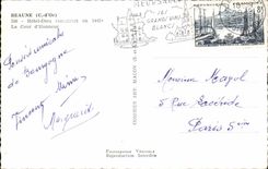 Beaune - Hotel God Built in 1443 Main courtyard - CPA