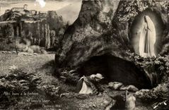 Lourdes - Discovered Miraculeuse source the 1858 virgin appeared - CPA