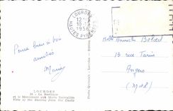 Lourdes - the Basilica - the War memorial Interallied - CPA