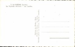 The Arrow - the Military academy - Gardens - CPA