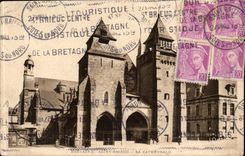 St Brieuc - La Cathedrale - CPA 