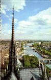 Paris - 4 - Panora depuis les Tours de Notre Dame - CPA 