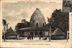 Paris - 7 - Fair Cooniale International 1931 House of Equatorial Africa - CPA