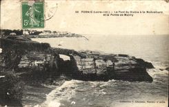 Pornic - the Bridge of the devil in Noeveiliard and Top of Malmy - Etoile - CPa