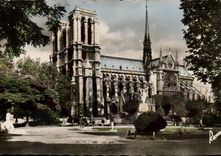 Paris 4 - Notre Dame merveile de l'Architecture Gothique 1163 - 1245 - CPA 