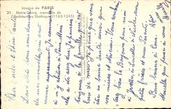 Paris 4 - Notre Dame merveile de l'Architecture Gothique 1163 - 1245 - CPA