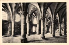 Mont Saint Michel - Span of the Room of the Knights - the CPA