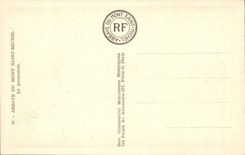 Mont Saint Michel - the Promenade - the CPA