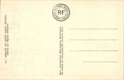 Mont Saint Michel - Bedside of the Abbey church - the CPA